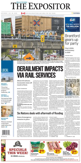 Cover of The Expositor (Brantford)