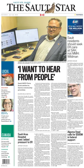 Cover of The Sault Star