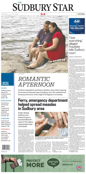 Cover of The Sudbury Star