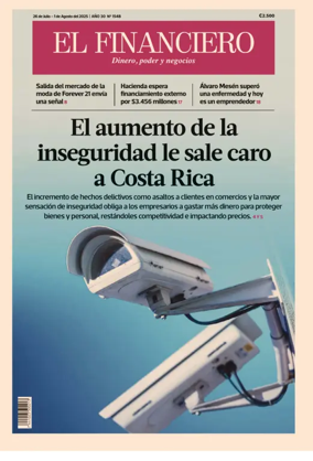 Cover of El Financiero (Costa Rica)