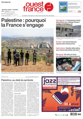 Cover of Ouest France (Guingamp)