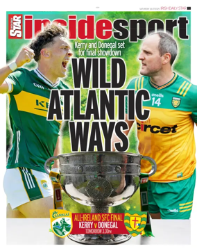 Cover of Irish Daily Star - Inside Sport