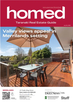 Cover of Homed Taranaki Daily News
