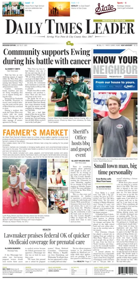 Cover of Daily Times Leader