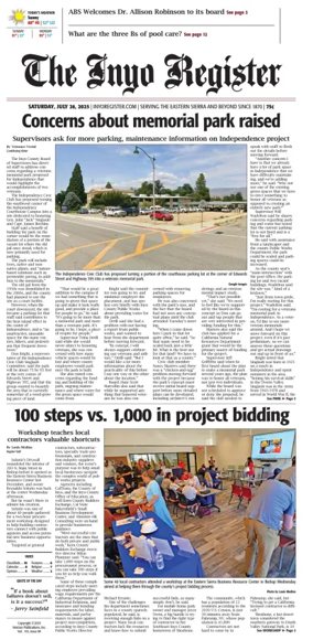 Cover of Inyo Register