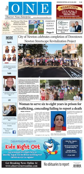 Cover of Observer News Enterprise