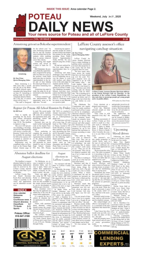 Cover of Poteau Daily News