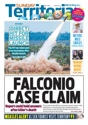 Cover of Sunday Territorian