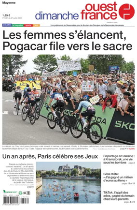 Cover of Dimanche Ouest France (Mayenne)