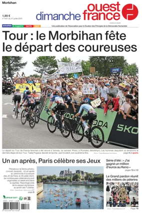 Cover of Dimanche Ouest France (Morbihan)