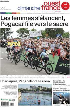 Cover of Dimanche Ouest France (Normandie)