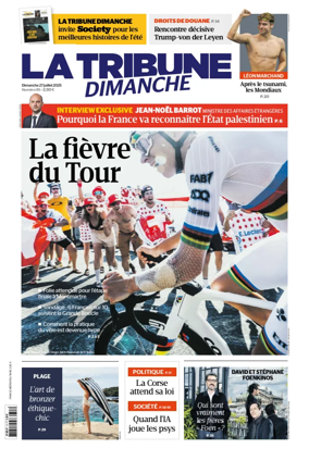 Cover of La Tribune Dimanche (France)