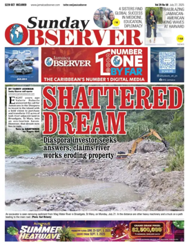 Cover of Daily Observer (Jamaica)