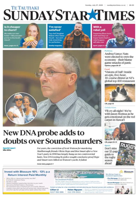 Cover of Sunday Star-Times