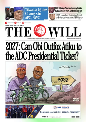 Cover of THEWILL NEWSPAPER