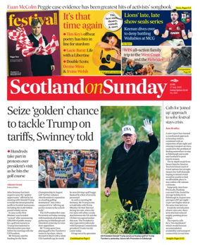 Cover of Scotland on Sunday