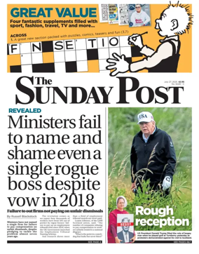 Cover of The Sunday Post (Central Edition)