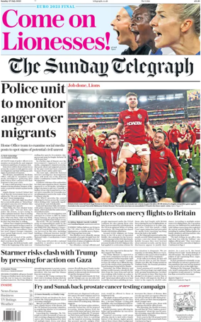 Cover of The Sunday Telegraph