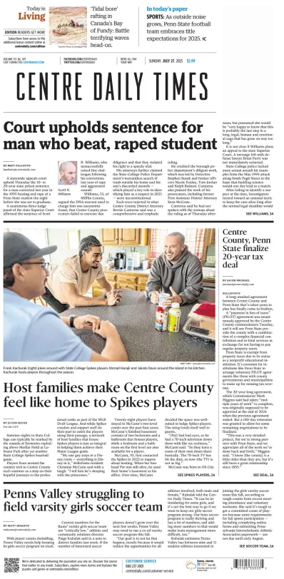 Cover of Centre Daily Times (Sunday)