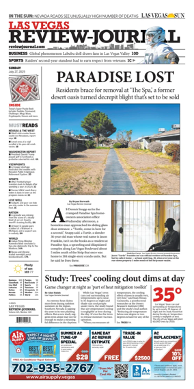 Cover of Las Vegas Review-Journal (Sunday)