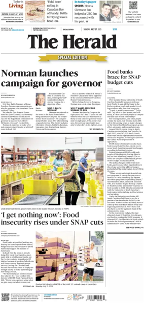 Cover of The Herald (Rock Hill)