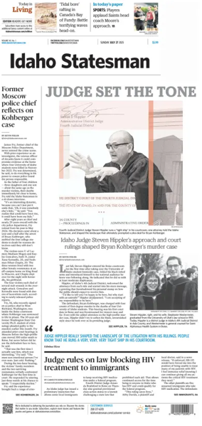 Cover of The Idaho Statesman (Sunday)