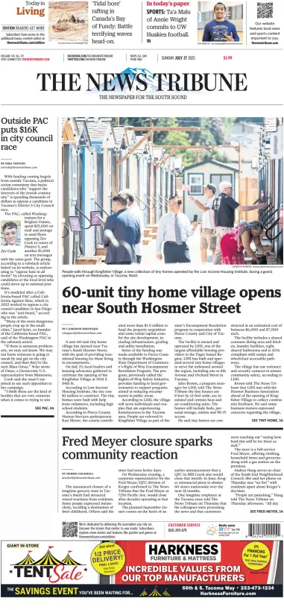 Cover of The News Tribune