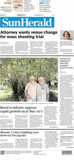 Cover of The Sun Herald (Sunday)