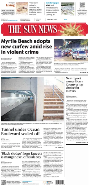 Cover of The Sun News (Sunday)