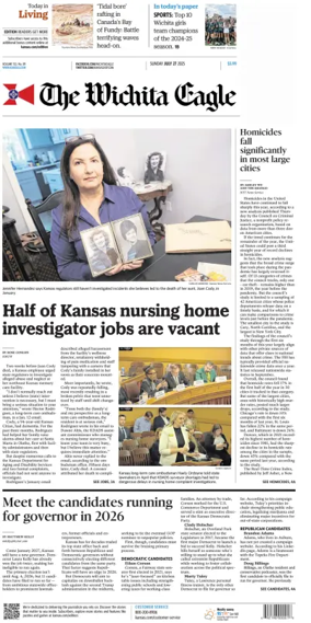 Cover of The Wichita Eagle (Sunday)