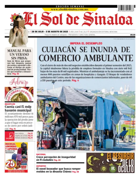Cover of El Sol de Sinaloa
