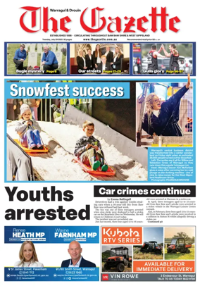 Cover of Warragul & Drouin Gazette