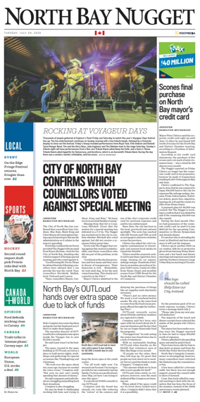 Cover of North Bay Nugget