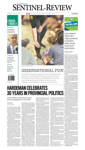 Cover of Sentinel-Review (Woodstock)