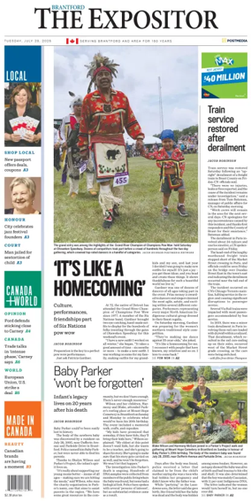 Cover of The Expositor (Brantford)