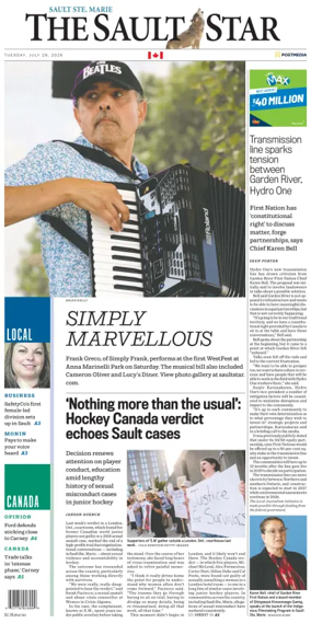 Cover of The Sault Star