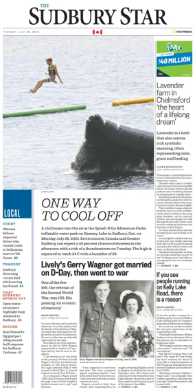 Cover of The Sudbury Star