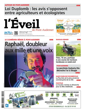Cover of L'Éveil de Pont-Audemer