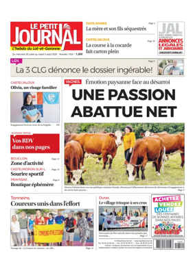 Cover of Le Petit Journal - L'hebdo du Lot-et-Garonne