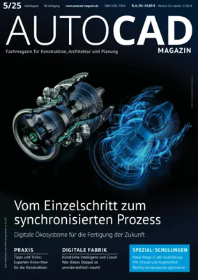 Cover of Autocad and Inventor Magazin