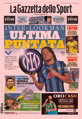 Cover of La Gazzetta dello Sport - Cagliari