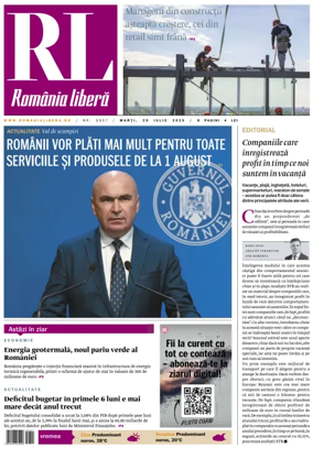 Cover of Romania Libera