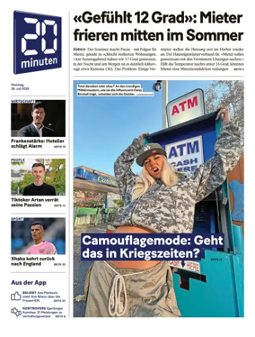 Cover of 20 Minuten - Basel