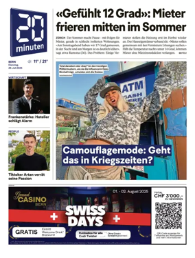 Cover of 20 Minuten - Bern