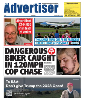Cover of Ayr Advertiser