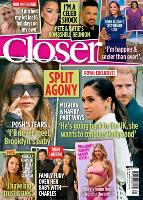 Cover of Closer (UK)