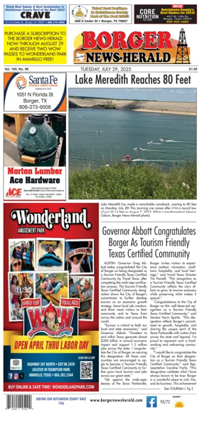 Cover of Borger News-Herald