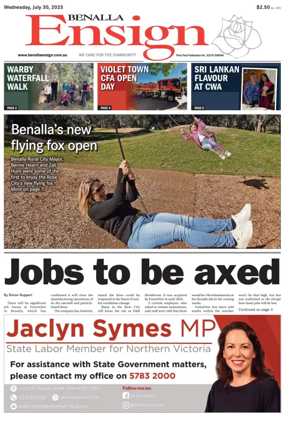 Cover of Benalla Ensign