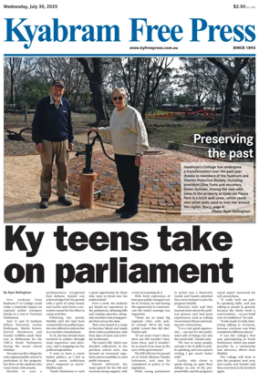 Cover of Kyabram Free Press