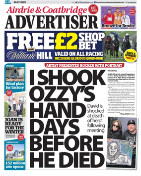 Cover of Airdrie & Coatbridge Advertiser